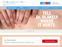 Tablet Screenshot of missionvillagechiropractic.com